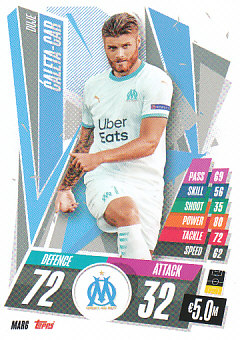 Duje Caleta-Car Olympique Marseille 2020/21 Topps Match Attax CL #MAR06